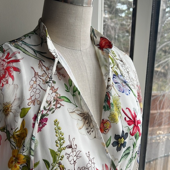 Parker Floral Natalie Mini Dress - Multicolor - Picture 4 of 8